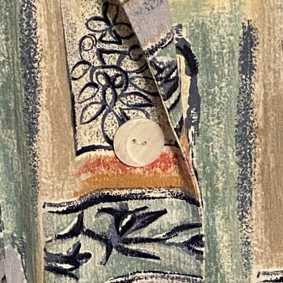 Vintage Toni Garment for CC Magic Womens Large Blazer Art to Wear Retro Style 80 - Picture 4 of 5